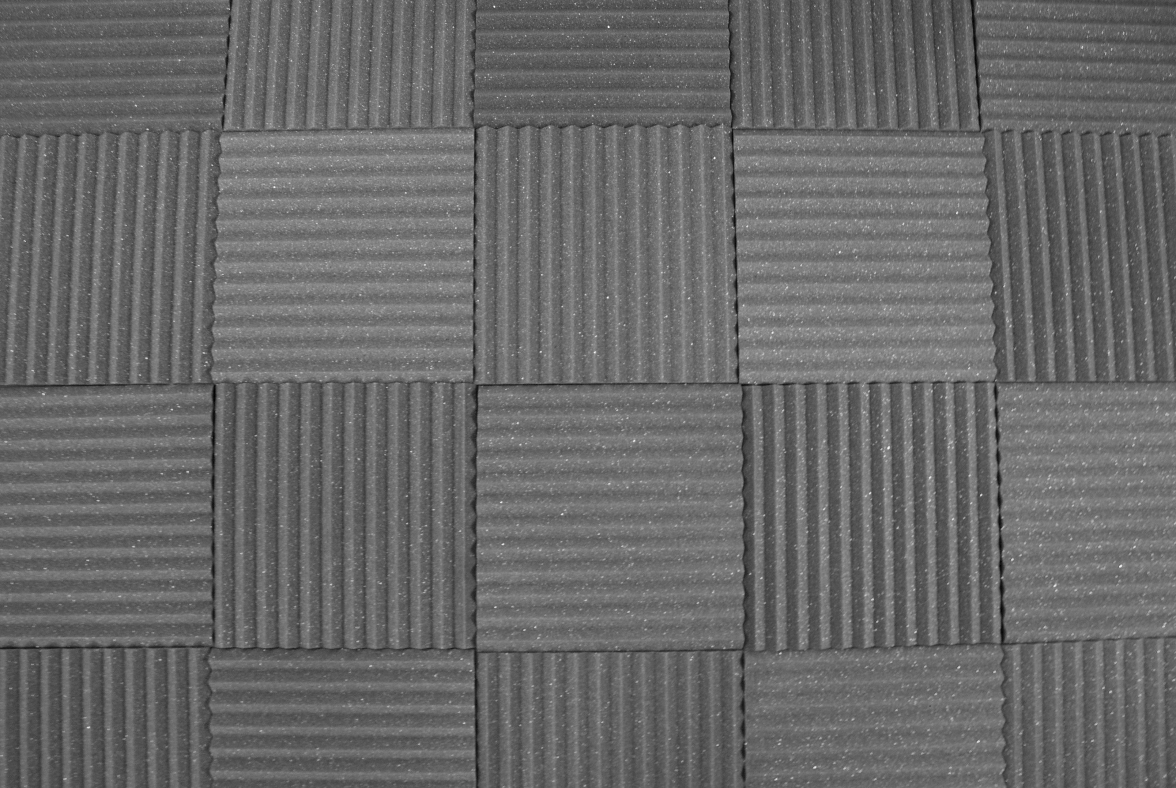 1 Inch Acoustic Foam Wedge Style Panels - 13 Color Options