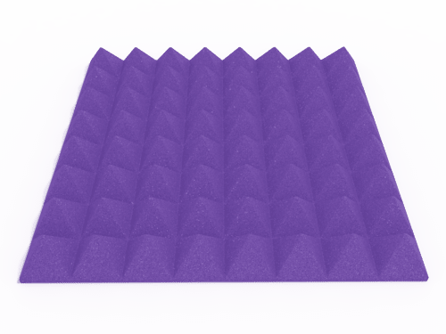 3 Inch Acoustic Foam Pyramid Style Panels - 13 Color Options