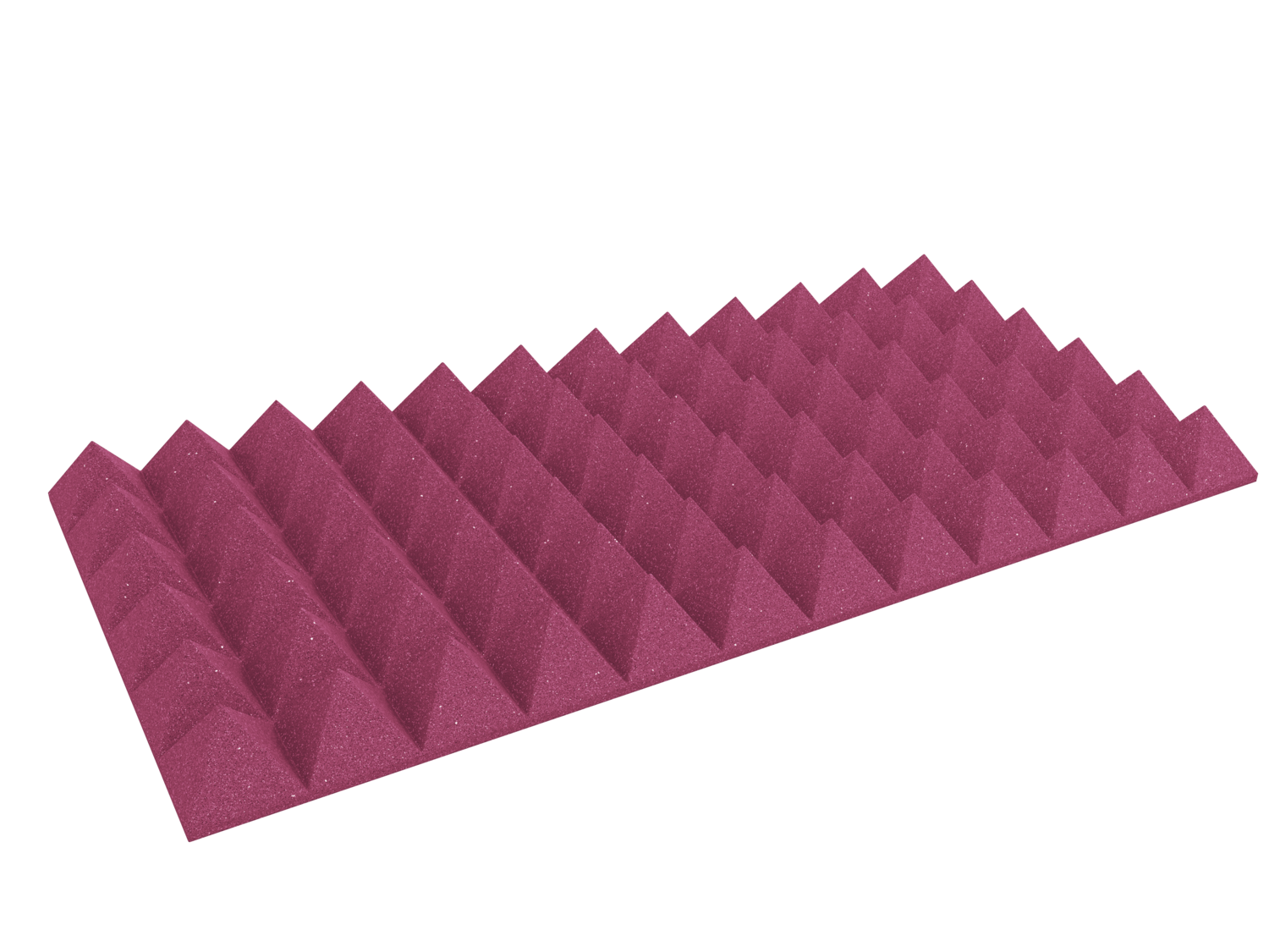 4 Inch Acoustic Foam Pyramid Style Panels - 13 Color Options