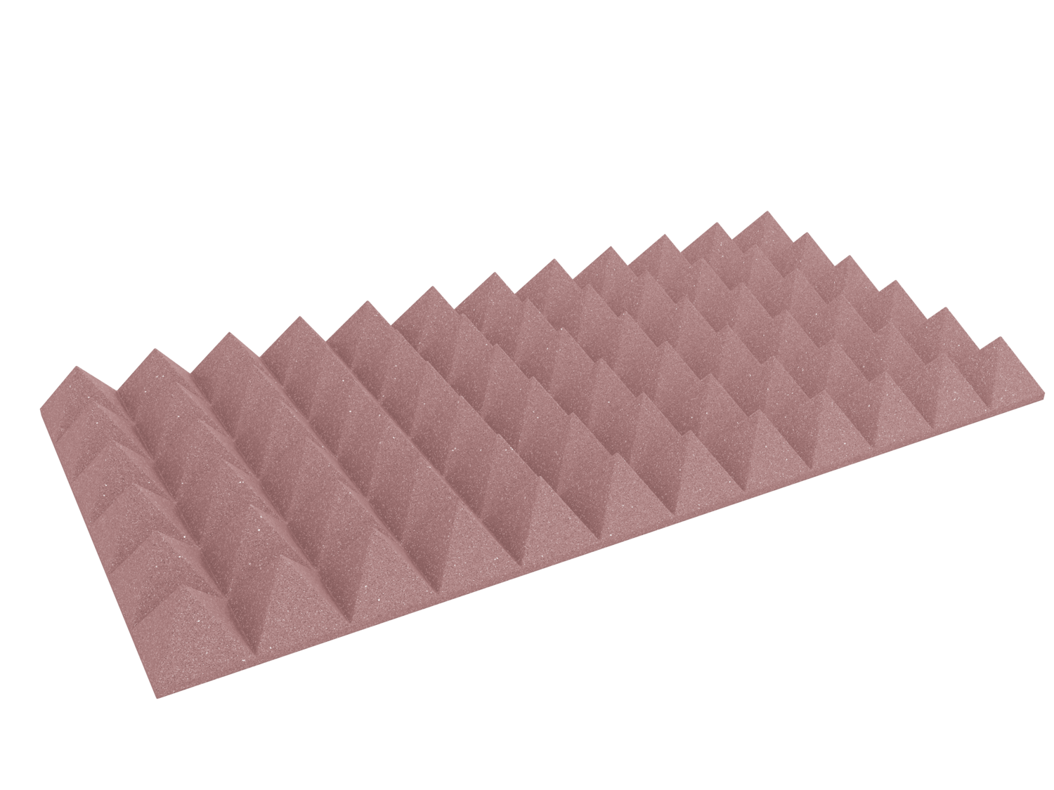 4 Inch Acoustic Foam Pyramid Style Panels - 13 Color Options