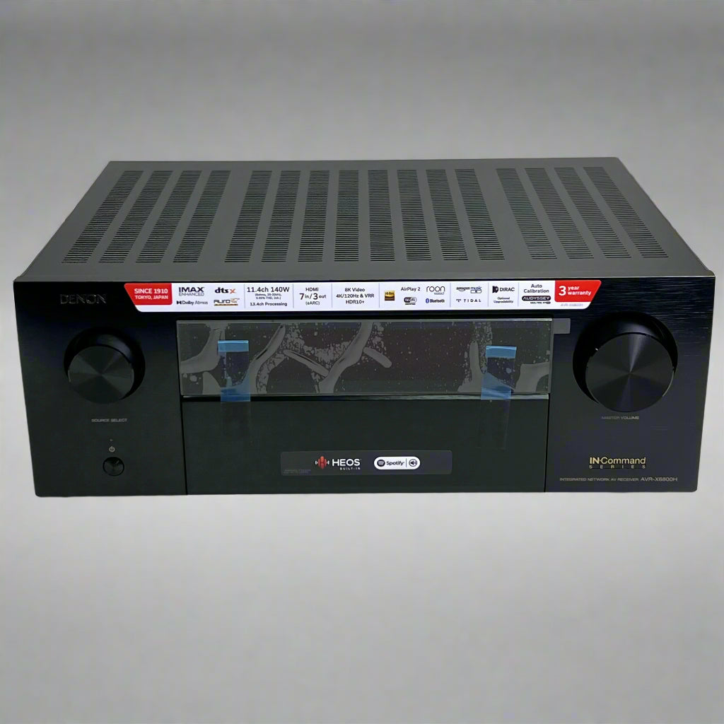 DENON 11.4-Channel Home Theater Receiver Sz 17" L x 14" W x 6.5" H AVR-X6800H