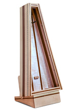 ClimaStand Triangle Humidor with Base - Flamed Maple with Walnut