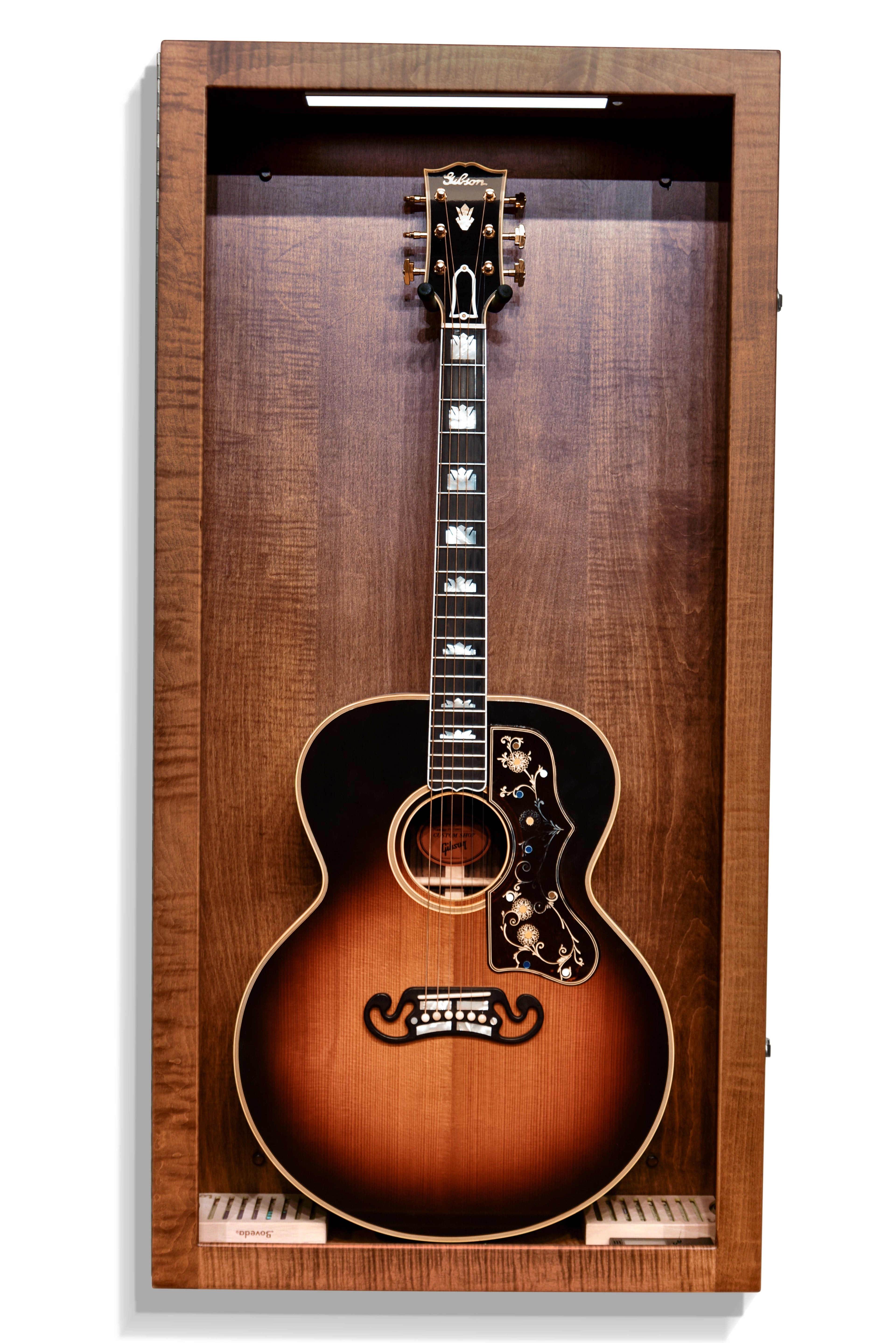 ClimaCase Rectangle Humidor - Flamed Maple with Boston Stain