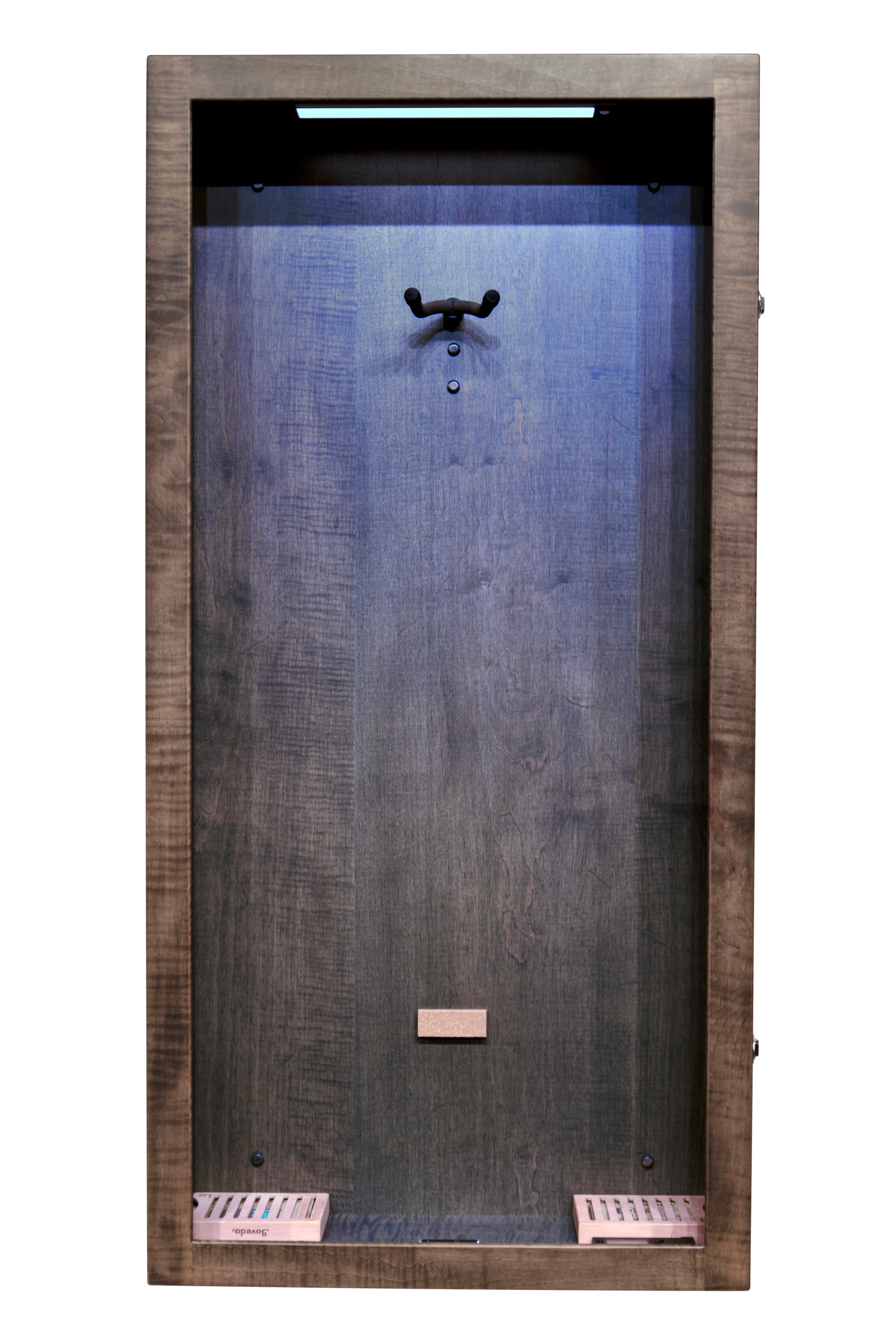 ClimaCase Rectangle Humidor - Flamed Maple with Antique Slate Stain