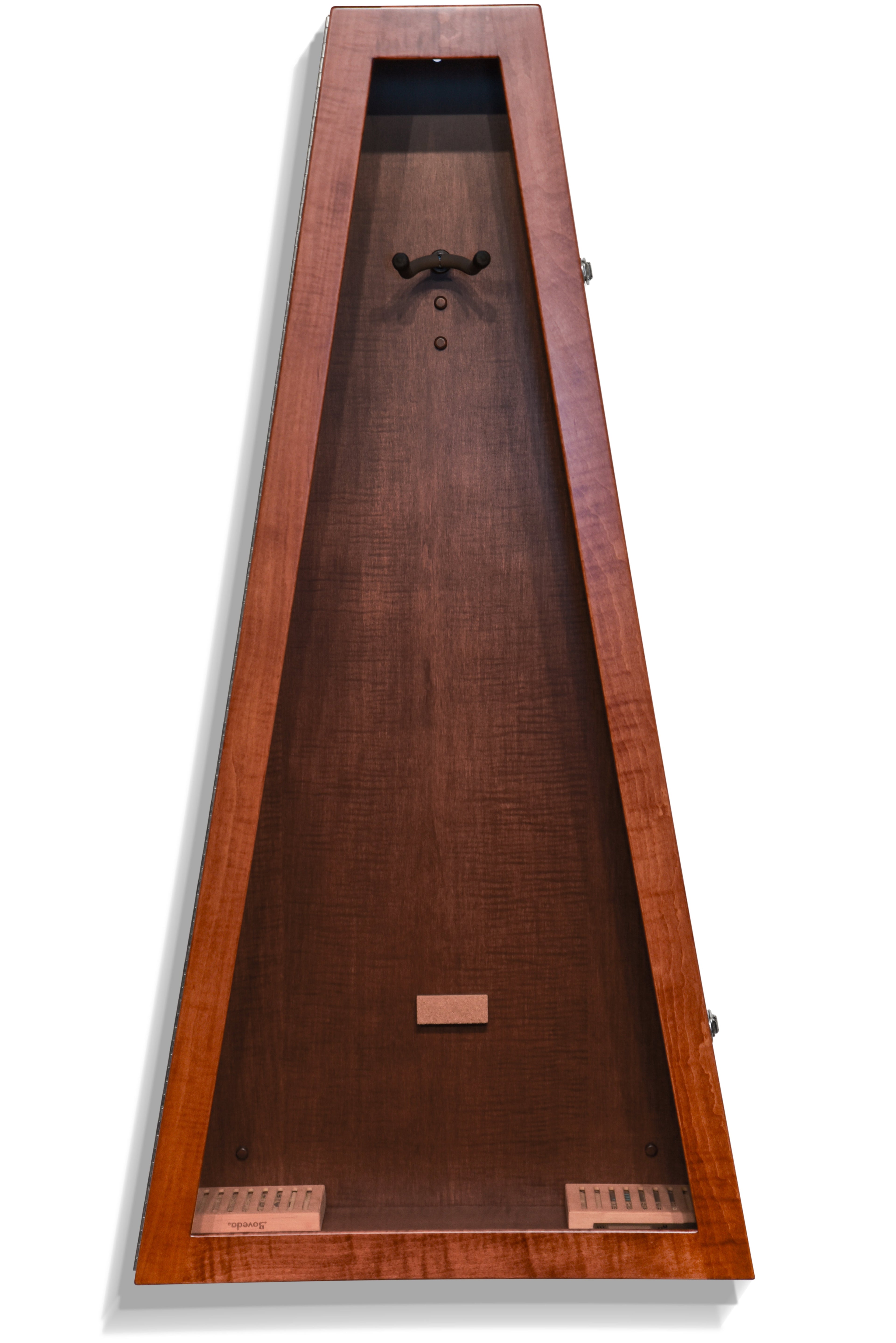 ClimaCase Triangle Humidor - Flamed Maple with Acres Stain