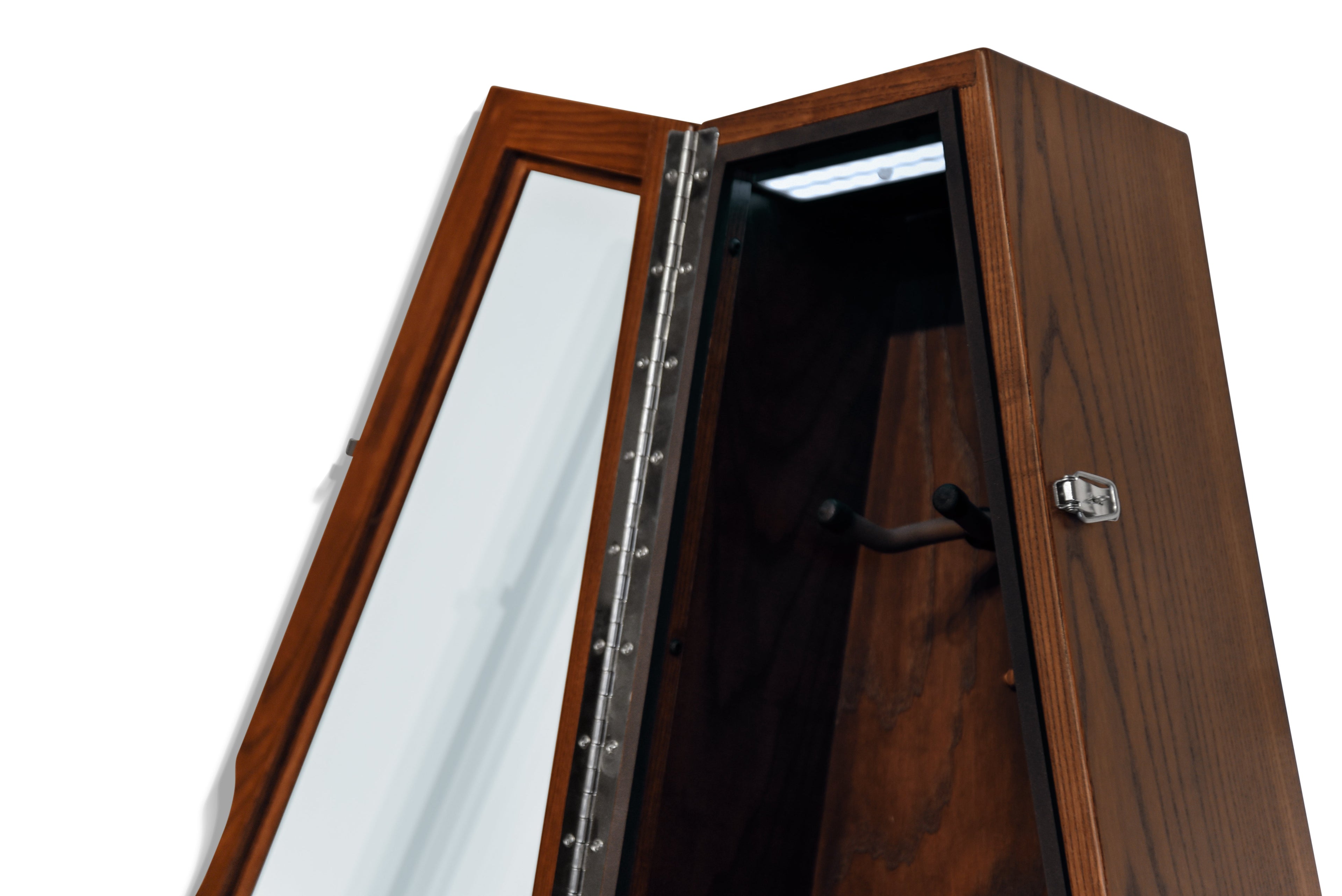 ClimaCase Triangle Humidor - Northern White Ash with Coffee Stain