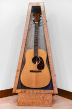 ClimaStand Triangle Humidor with Base - Flamed Maple With Provincial Stain