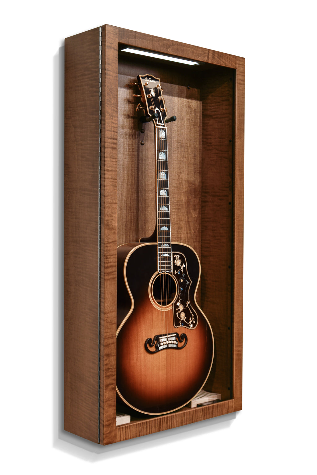 ClimaCase Rectangle Humidor - Flamed Maple with Boston Stain