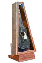 ClimaStand Triangle Humidor with Base - Reclaimed Barnwood (Red)