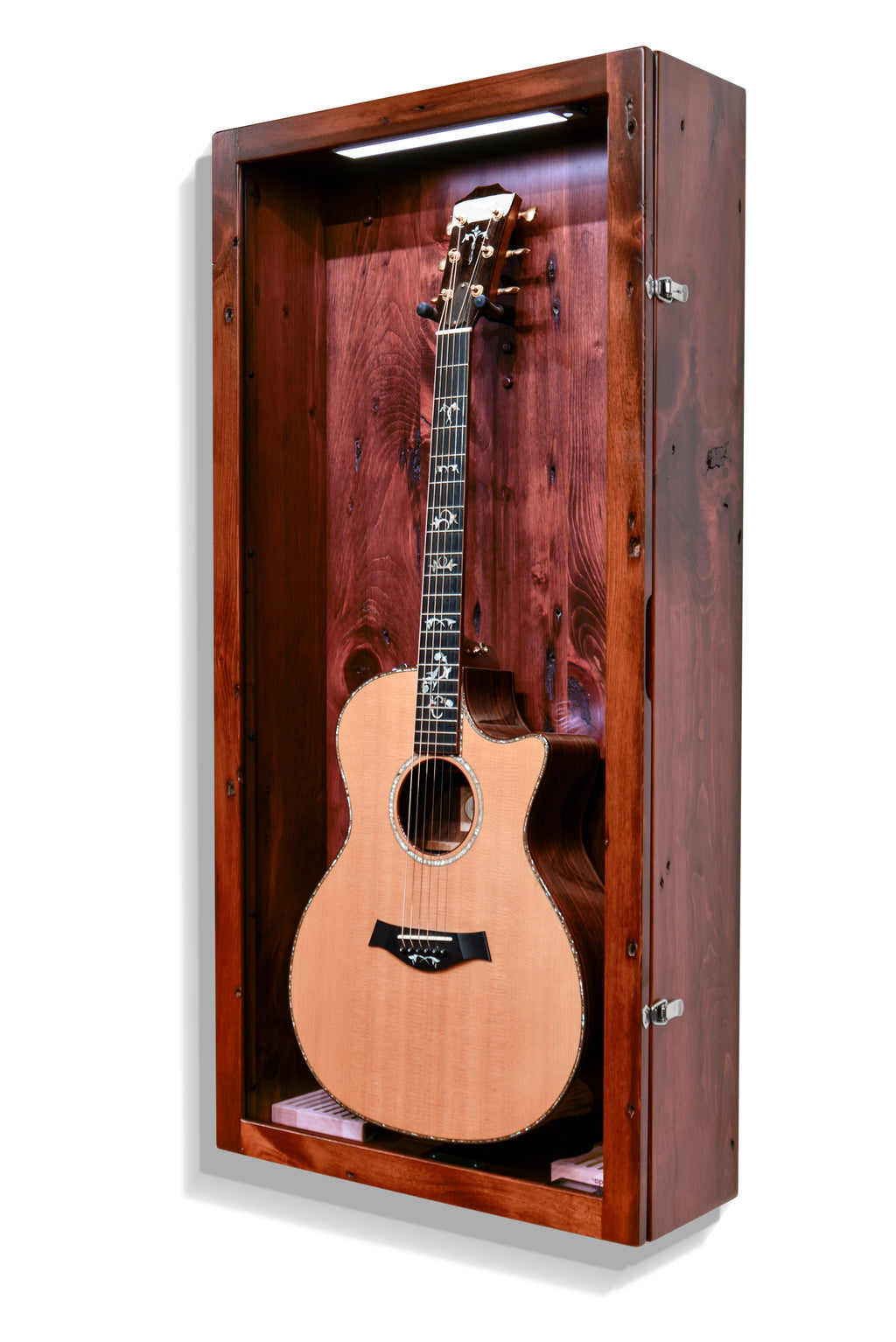 ClimaCase Rectangle Humidor - 300 Year Old Reclaimed Wood with Boston Stain