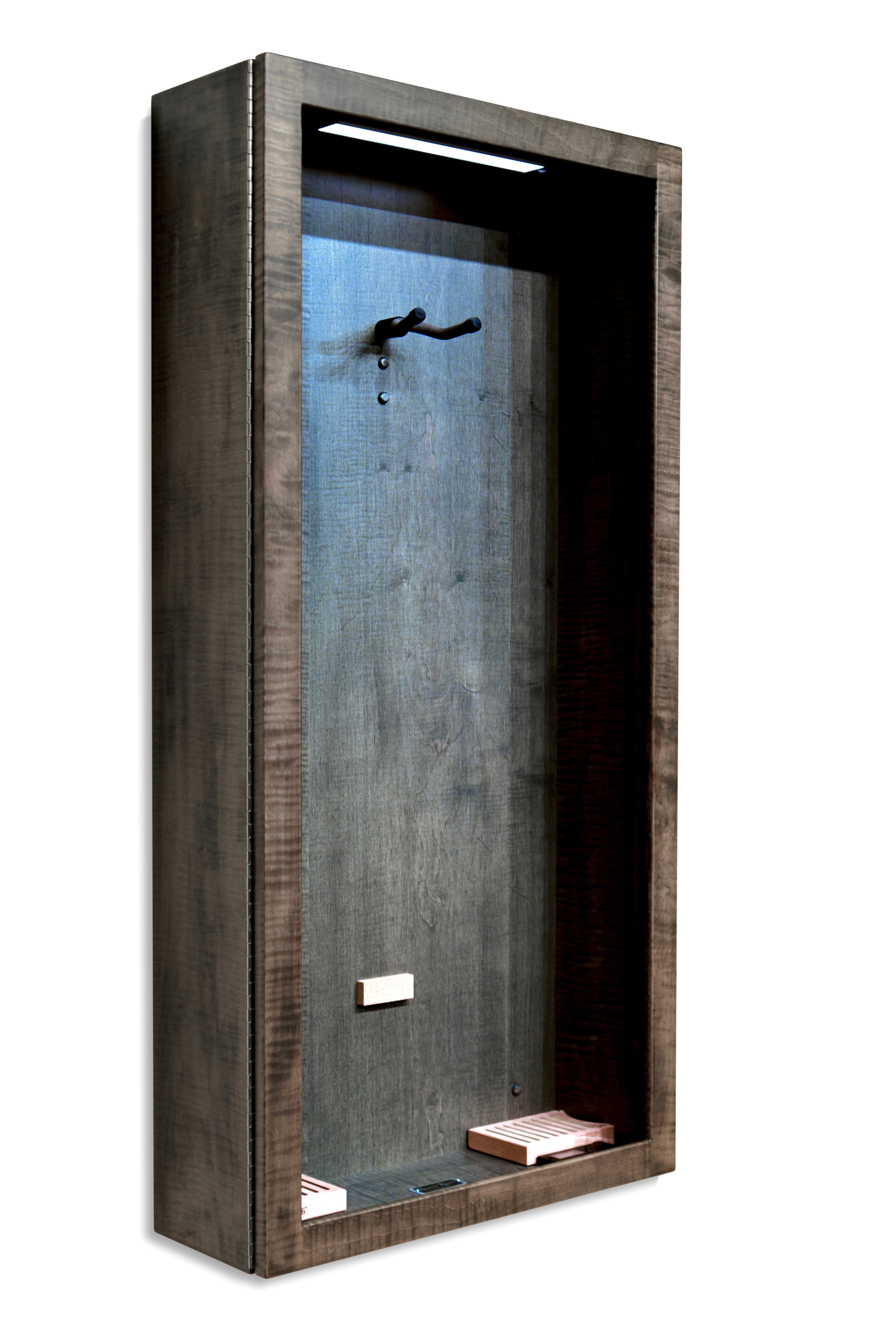 ClimaCase Rectangle Humidor - Flamed Maple with Antique Slate Stain