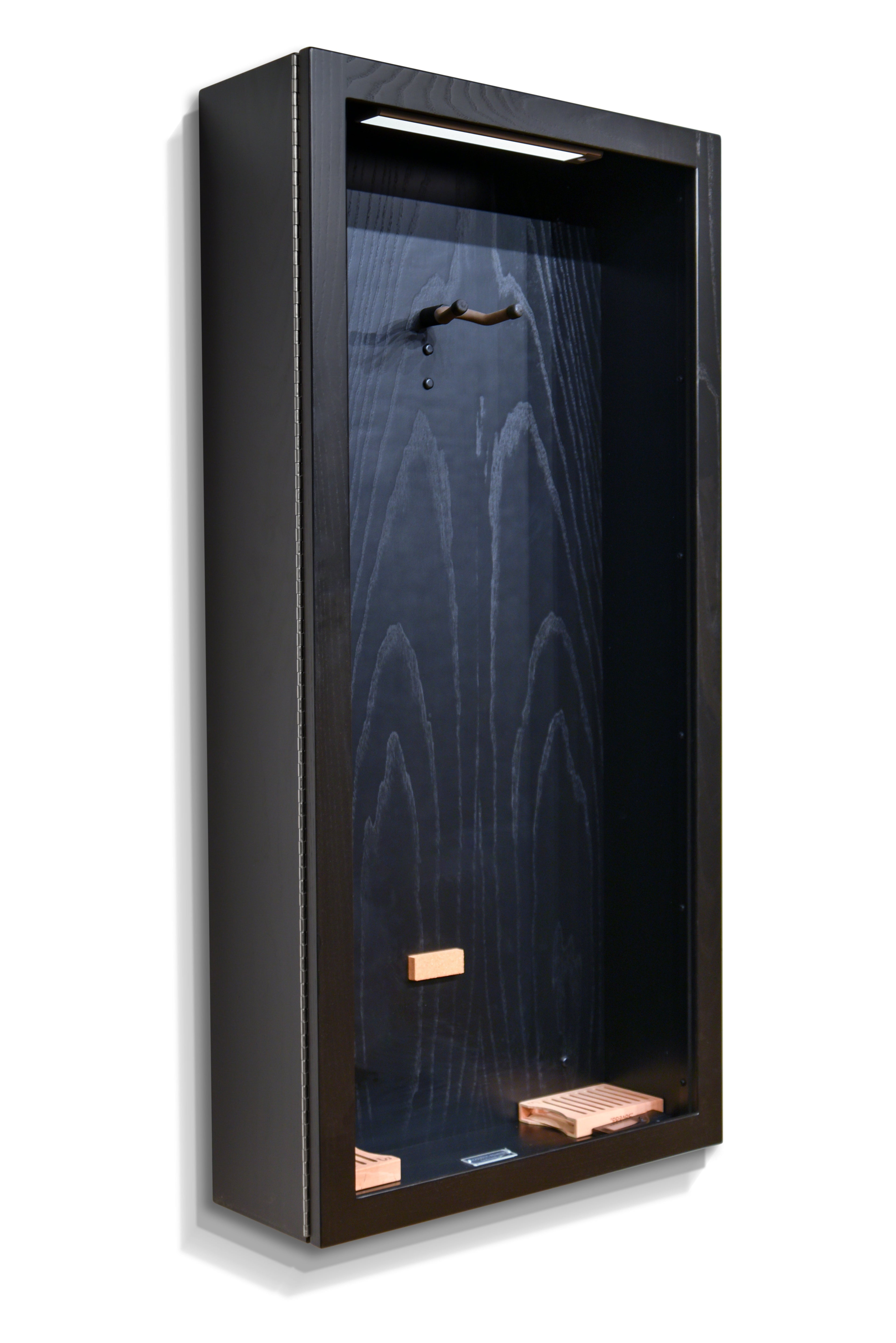 ClimaCase Rectangle Humidor - Northern White Ash with Piano Black