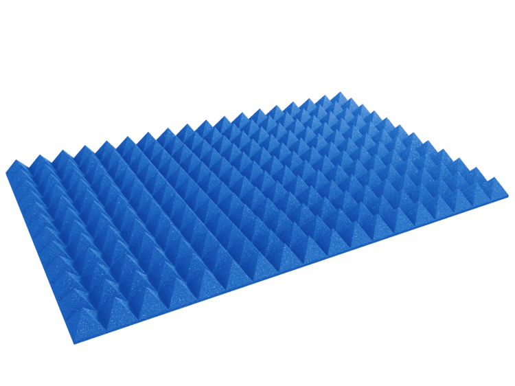 4 Inch Acoustic Foam Pyramid Style Panels - 13 Color Options