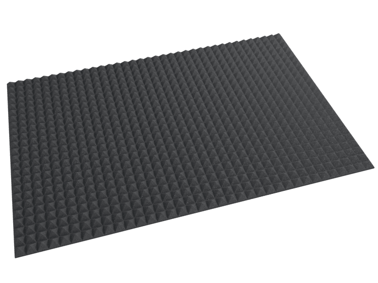 2 Inch Acoustic Foam Pyramid Style Panels - 13 Color Options