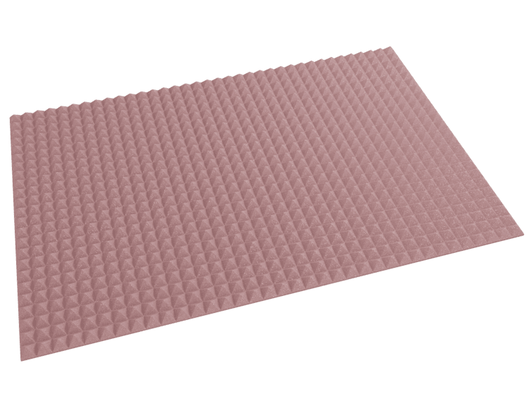 2 Inch Acoustic Foam Pyramid Style Panels - 13 Color Options