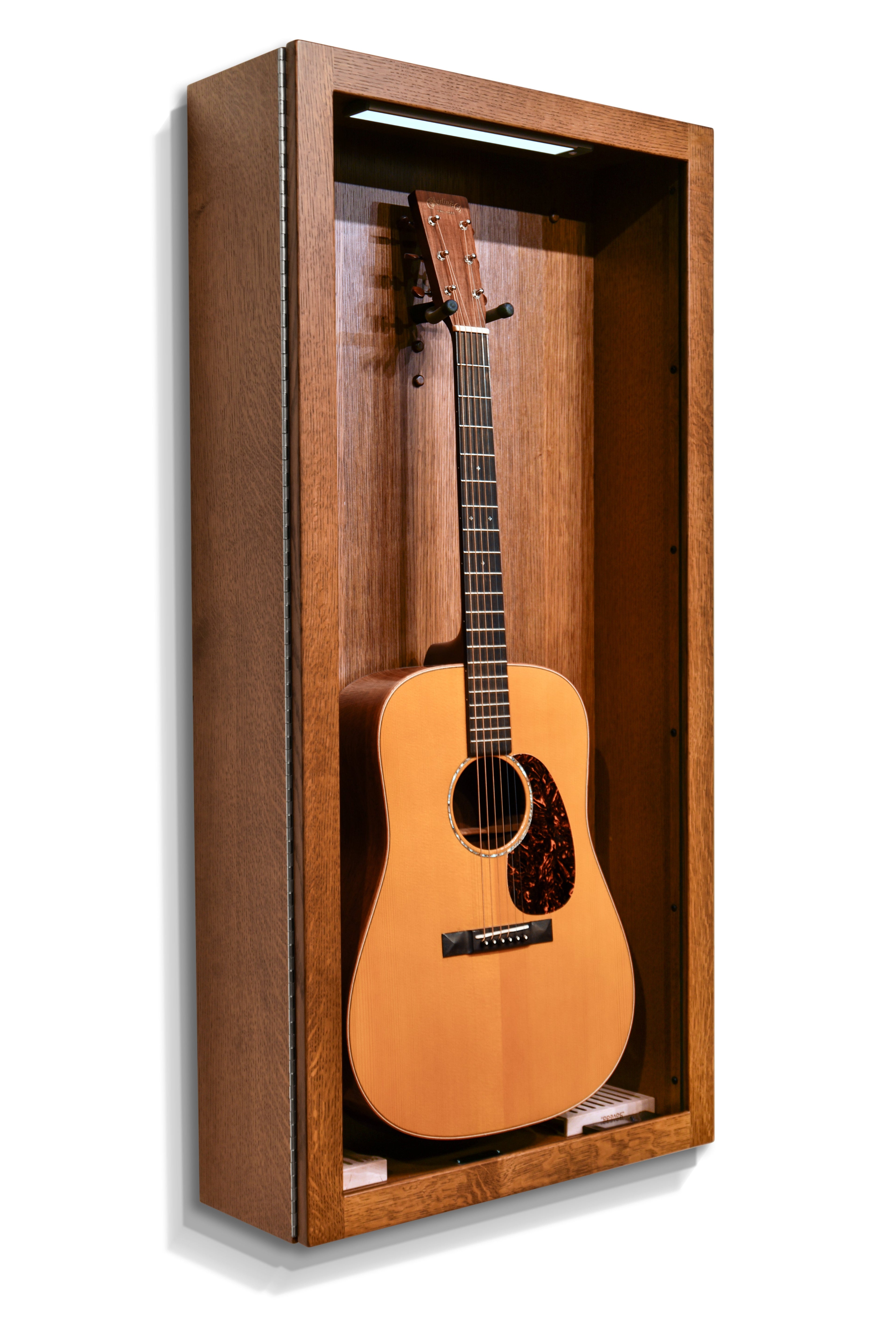 ClimaCase Rectangle Humidor - Quartersawn White Oak with Boston Stain