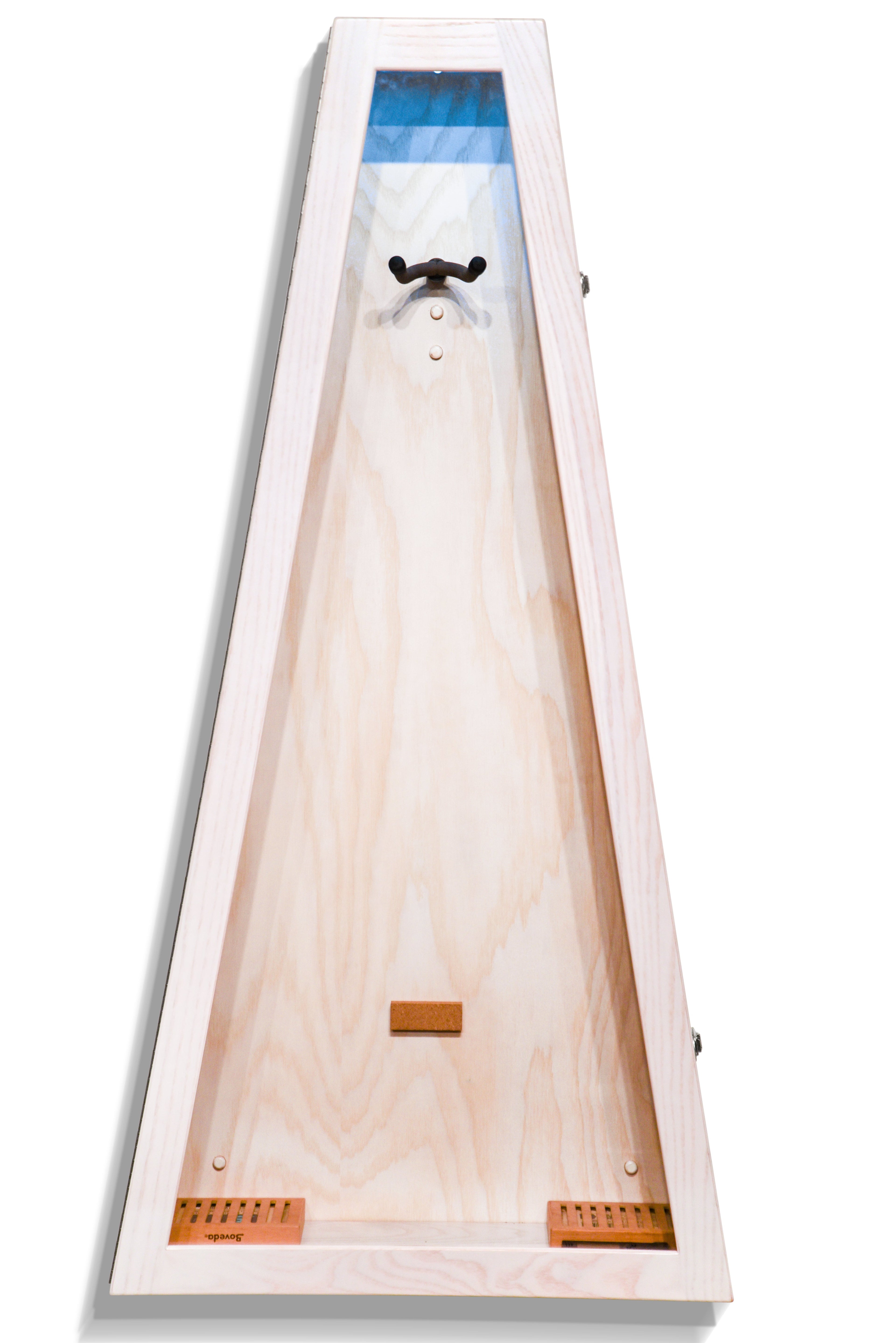 ClimaCase Triangle Humidor - Northern White Ash with White Wash Stain