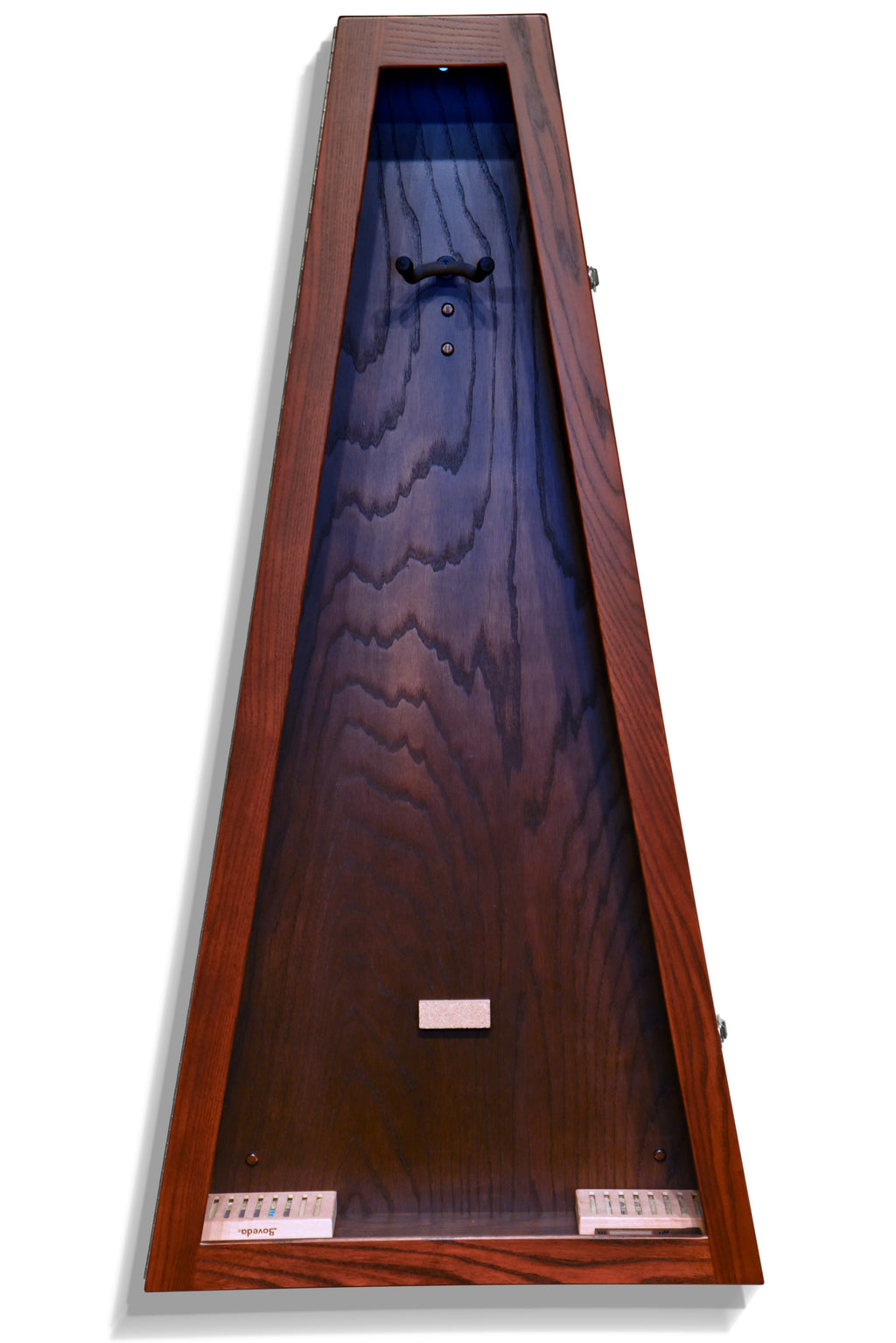 ClimaCase Triangle Humidor - Northern White Ash with Coffee Stain