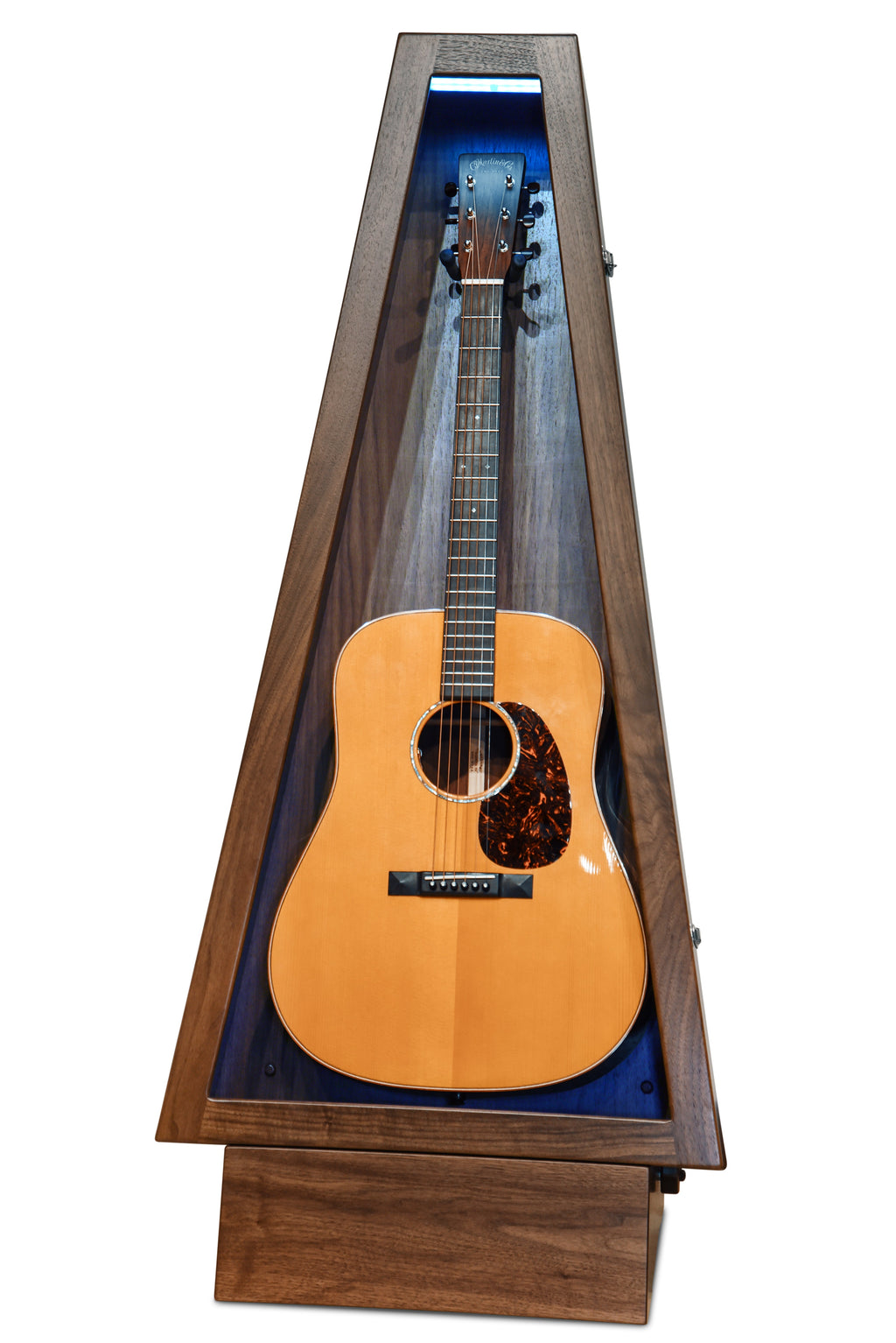 ClimaStand Triangle Humidor with Base - Walnut