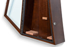 ClimaCase Triangle Humidor - Quartersawn White Oak with Onyx Stain