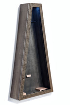 ClimaCase Triangle Humidor - Flamed Maple with Antique Slate Stain