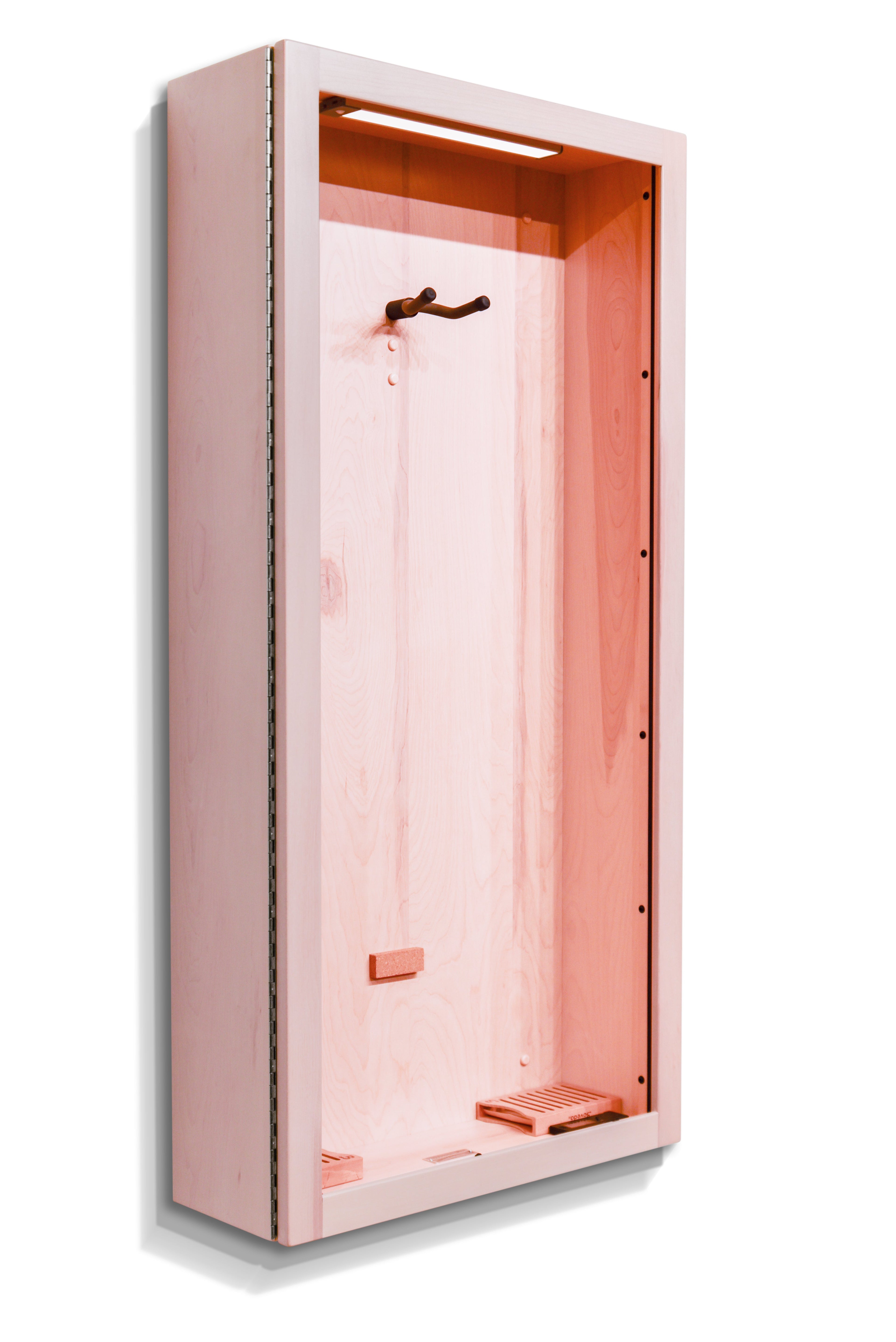 ClimaCase Rectangle Humidor - Birch with Campbell White Stain