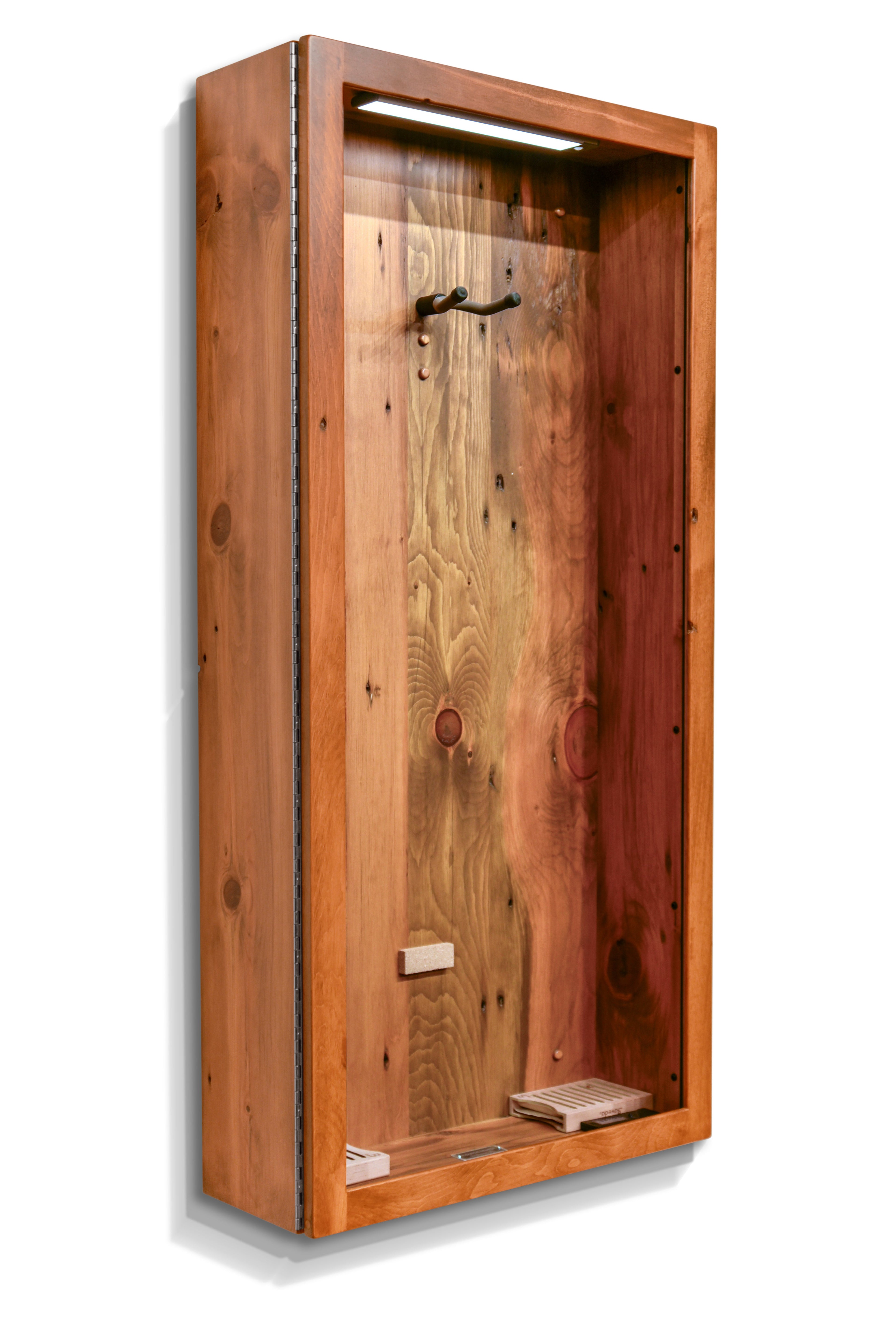 ClimaCase Rectangle Humidor - 300 Year Old Reclaimed Wood with Seely Stain