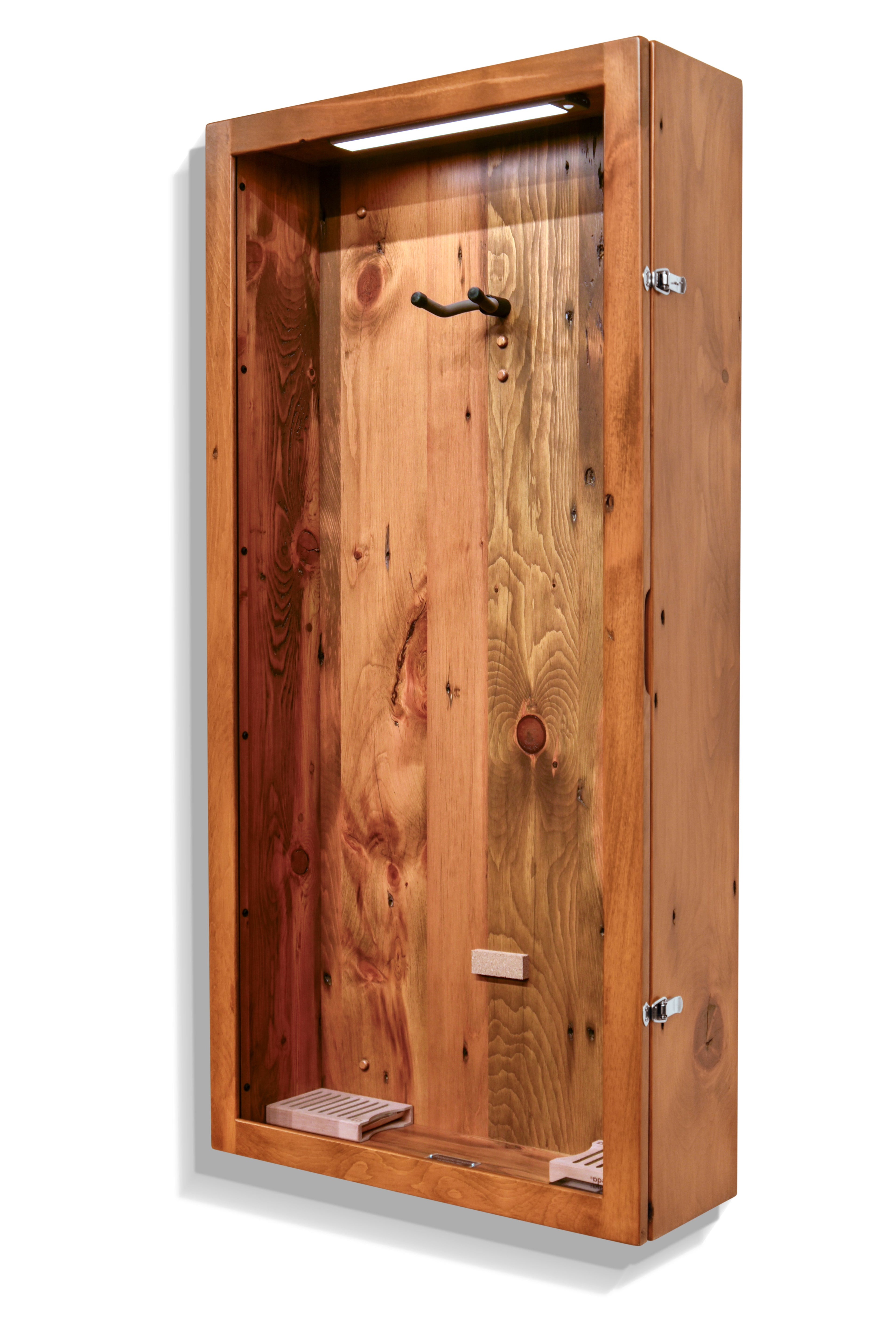 ClimaCase Rectangle Humidor - 300 Year Old Reclaimed Wood with Seely Stain