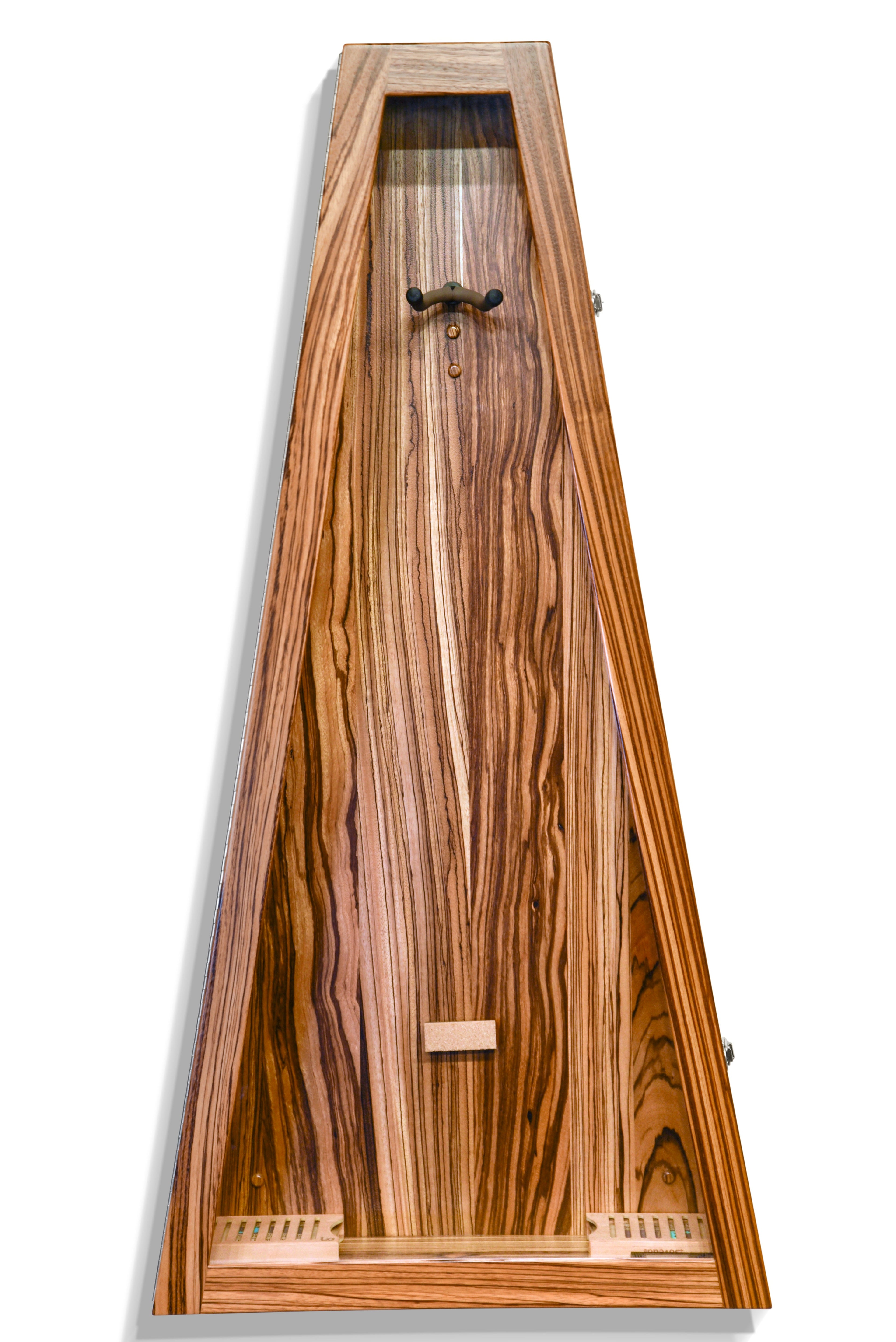 ClimaCase Triangle Humidor - Zebrawood