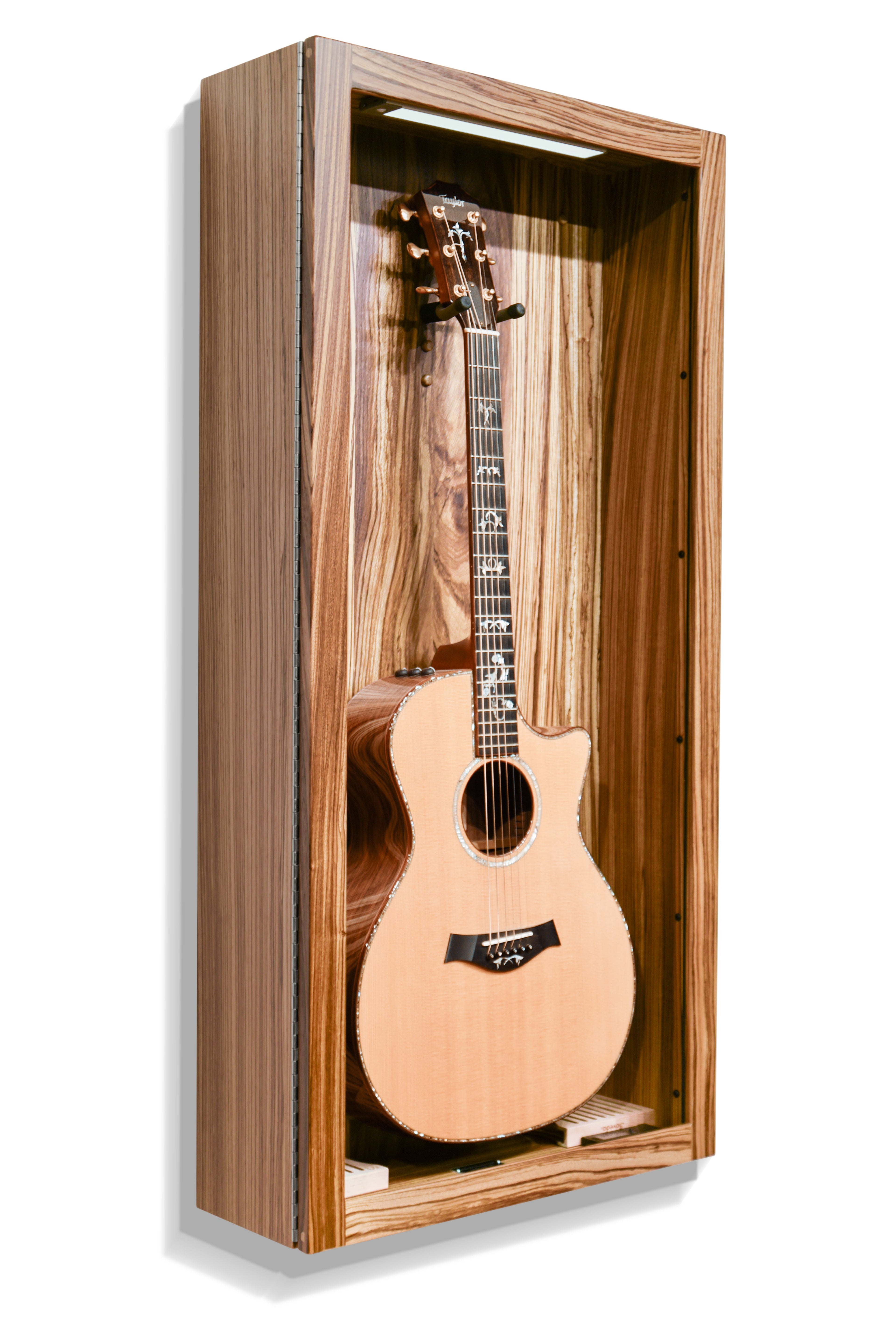 ClimaCase Rectangle Humidor - Zebrawood