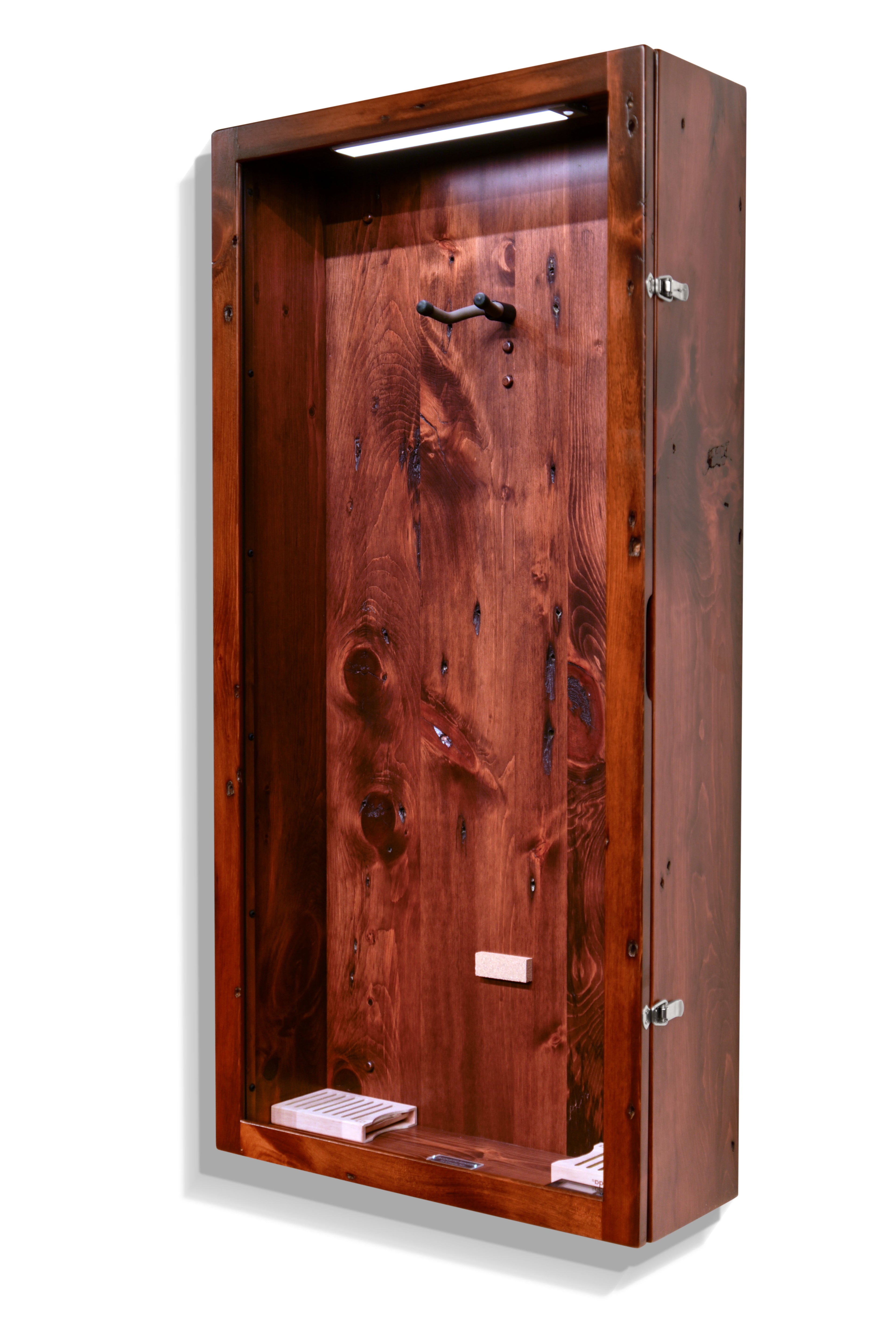 ClimaCase Rectangle Humidor - 300 Year Old Reclaimed Wood with Boston Stain