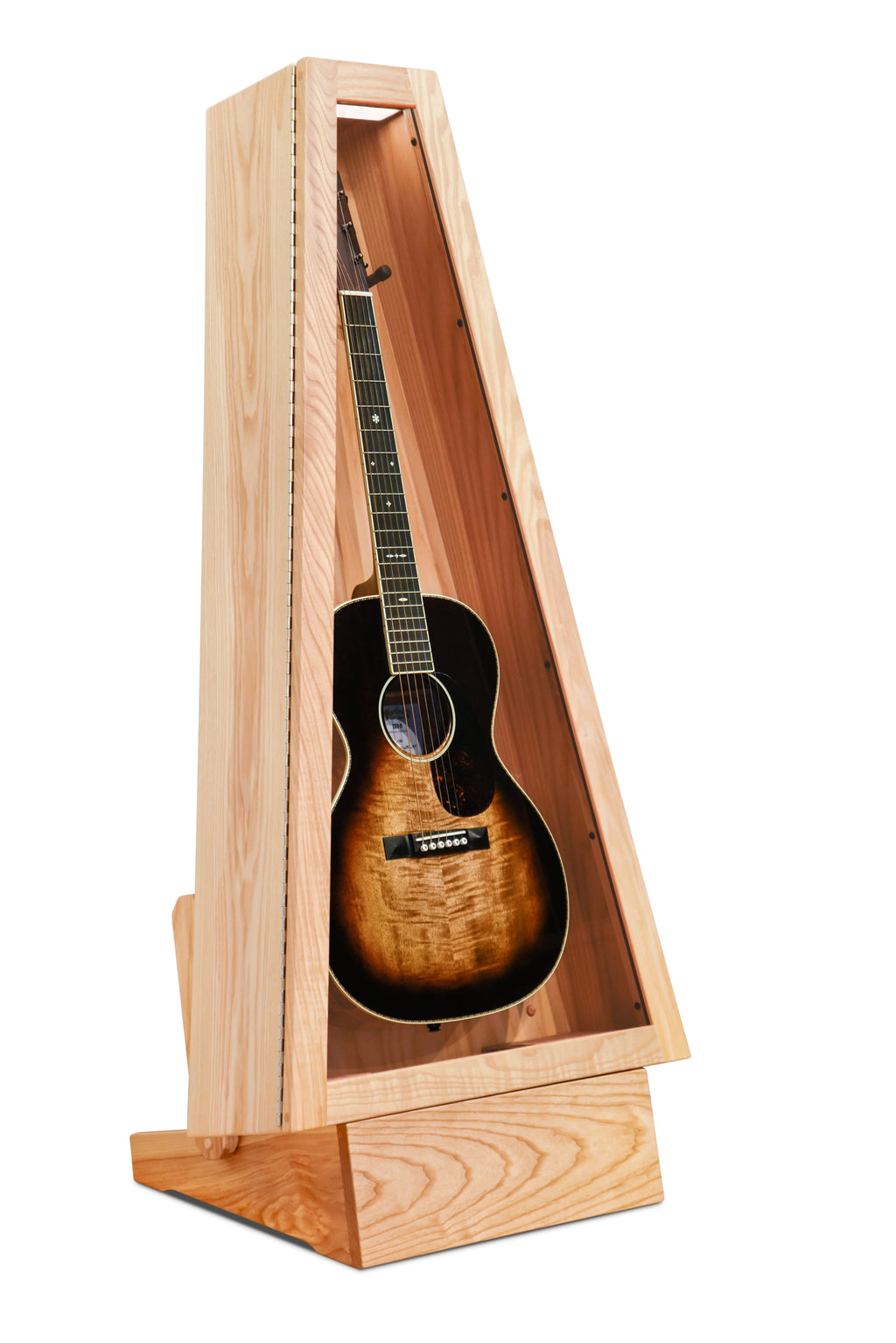 ClimaStand Triangle Humidor with Base - Northern White Ash