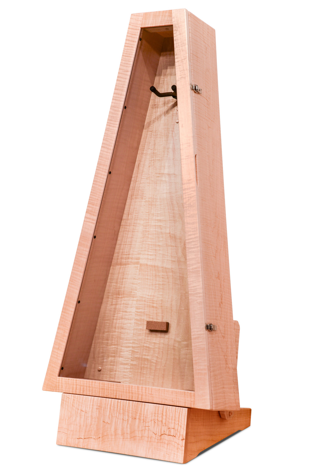 ClimaStand Triangle Humidor with Base - Flamed Maple