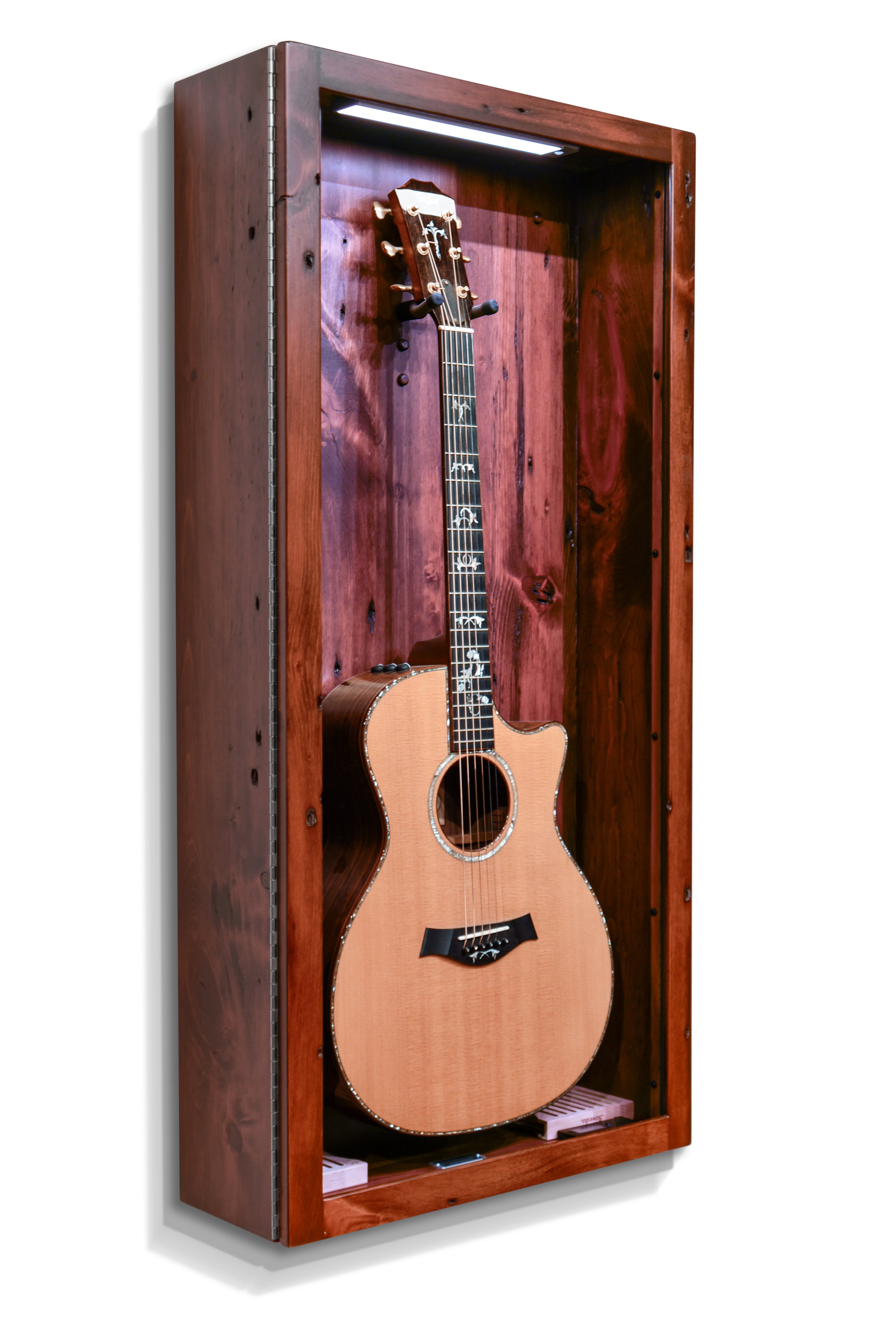 ClimaCase Rectangle Humidor - 300 Year Old Reclaimed Wood with Boston Stain