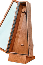 ClimaStand Triangle Humidor with Base - Flamed Maple With Provincial Stain