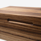 Cigar Humidor - Zebrawood with Spanish Cedar Lining - 80 Capacity