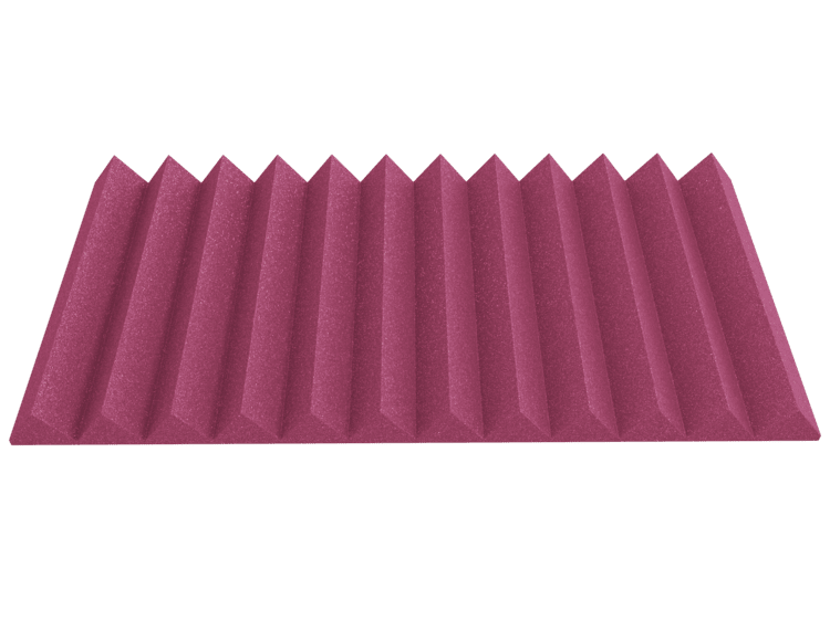4 Inch Acoustic Foam Wedge Style Panels - 13 Color Options