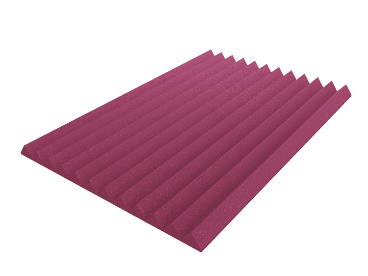 4 Inch Acoustic Foam Wedge Style Panels - 13 Color Options