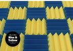 3 Inch Acoustic Foam Wedge Style Panels - 13 Color Options