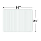 Corrugated Plastic Sheets - 24 x 36 inches - Acoustic Foam Backing