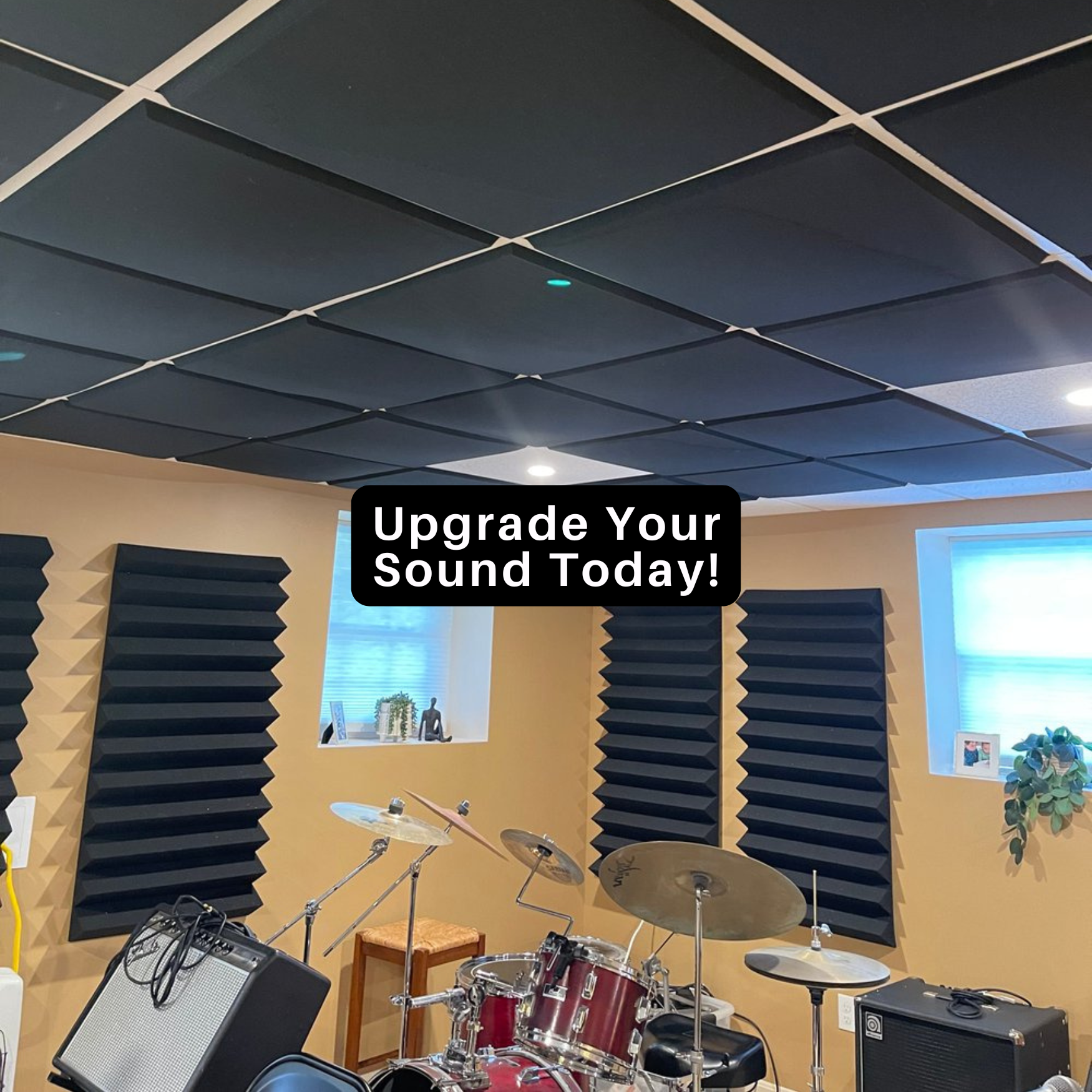 Acoustic Foam Drop Ceiling Tiles