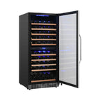 Edgestar Premium 101 Bottle Capacity Built In Dual Zone Wine Cooler, 24" (SAK92835)
