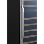 Edgestar 142 Bottle Built-In Dual Zone Double Door Wine Cooler With Door Lock, 24" [CWR1553DD] (SAK30742)
