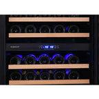 Edgestar 24" Wide 131 Bottle Capacity Built-In Triple Zone Wine Cooler (SAK65891)