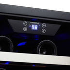 Edgestar 30" Wide 56 Bottle Capacity Built-In French Door Wine Cooler With Door Locks [CWR5631FD] (SAK56381)