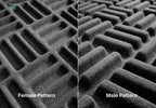 Grid Style Acoustic Foam Panels - Acoustic Foam Room Kits