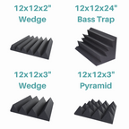 Home Theater Acoustic Foam Bundles by EXOcontralto