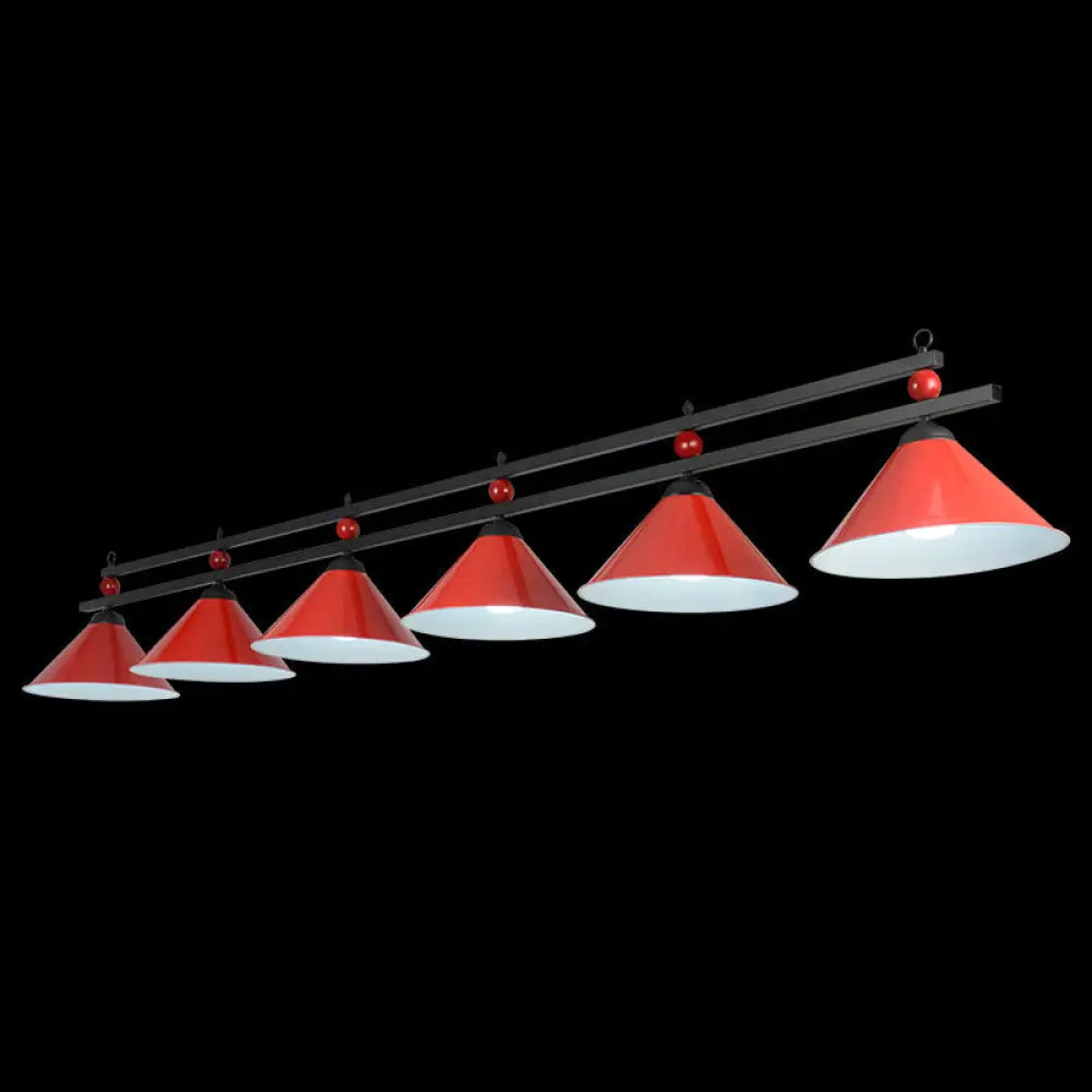 DecorBites™ Metal Hanging Island Light - Industrial Billiard Club Pendant