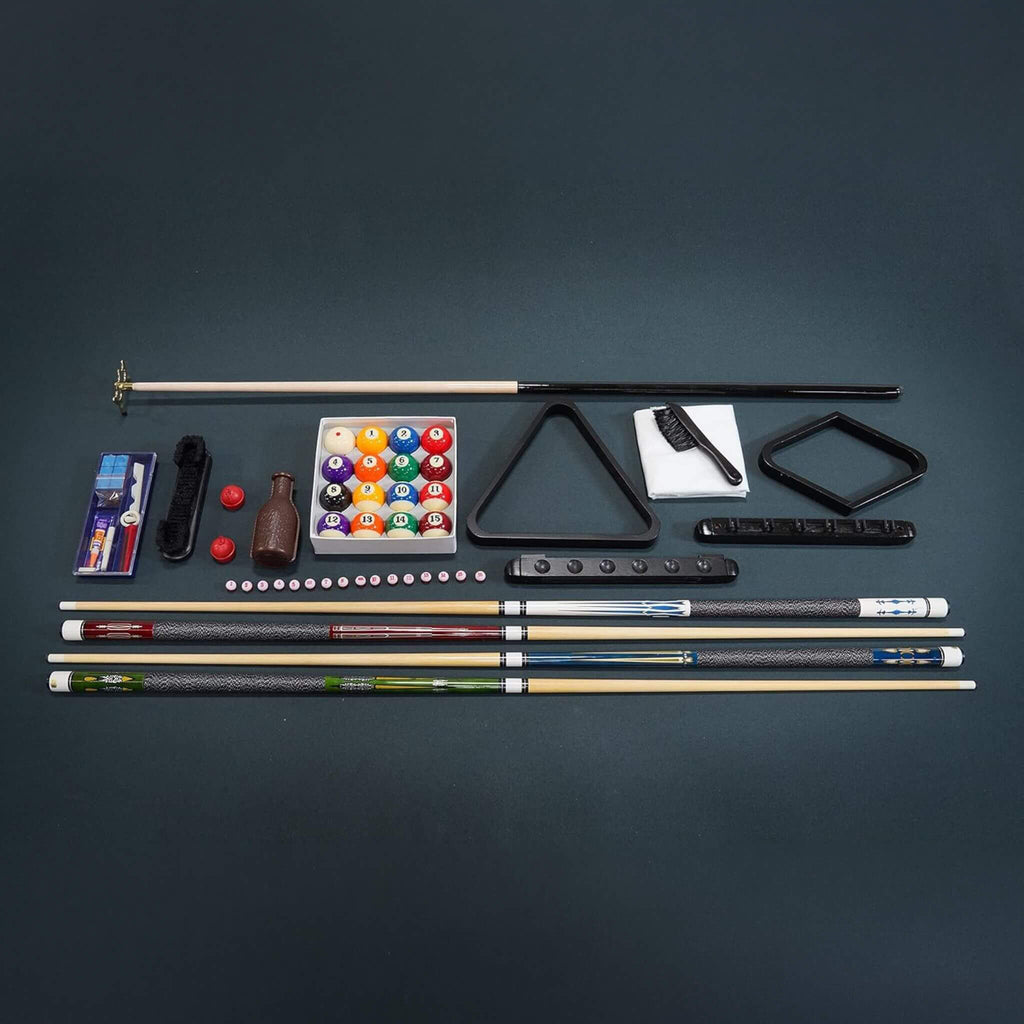 8FT Premium Professional Regal Slate Modern Graphite Solid Wood Billiard Pool Table Wtih Custom Table Cloth (SAK64029)