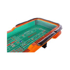 Professional 12FT Craps Table With Full Drink Rail And Padded Rim Cover (SAK76258)